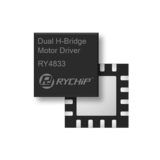 RY4833CQ Dual H-Bridge Low Voltage Motor Driver, QFN16-4×4