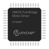 RY3988T Quad DMOS Full Bridge PWM Motor Driver, TQFP48-7×7