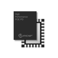 RY5806AQ28 802.3af/at POE PD and DC-DC with Integrated MOSFET, 13W Flyback PSR/Buck mode, QFN28-4×5