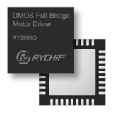 RY3988Q Quad DMOS Full Bridge PWM Motor Driver, QFN36-6×6